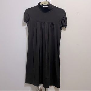 SUSANA MONACO | Brown Mock Neck Swing Dress Brown Size Small Cap Sleeve EUC!!!